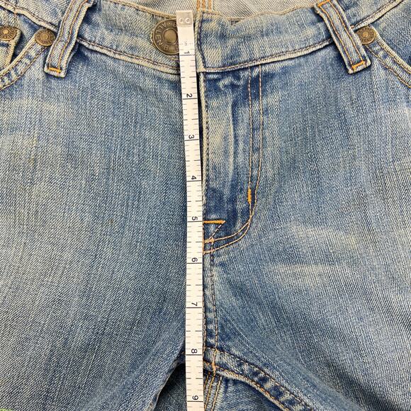 ALLEN B. by Allen Schwartz Floral Embroidered Mod Jeans Size 29 - Picture 5 of 10